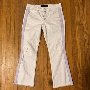 Veronica Beard Carolyn Baby Boot White Jeans - Women’s 26